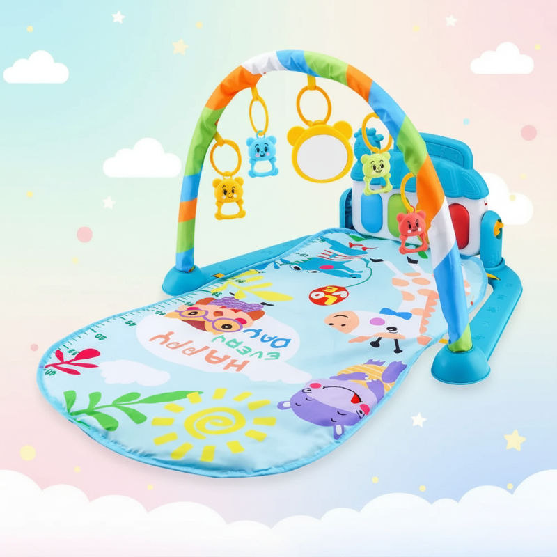 Musical Baby Play Gym – Farverigt og lærerigt – Baby Gym-tæppe