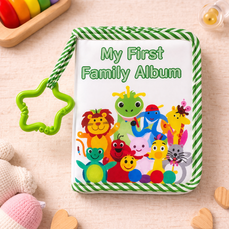 Baby Photo Album – Blødt & Minder – Fotobog i stof