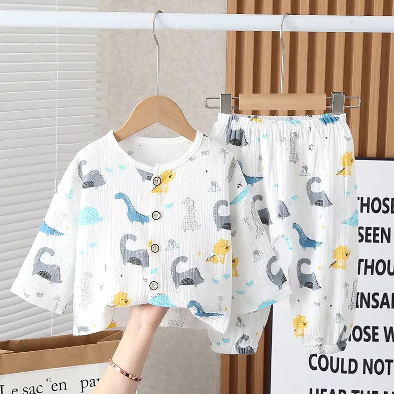 Mini Fashion™ - Luftigt Materiale - Tøjsæt i Hør