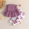 Mini Fashion™ - Babyudstyr til piger med sløjfe i polyester