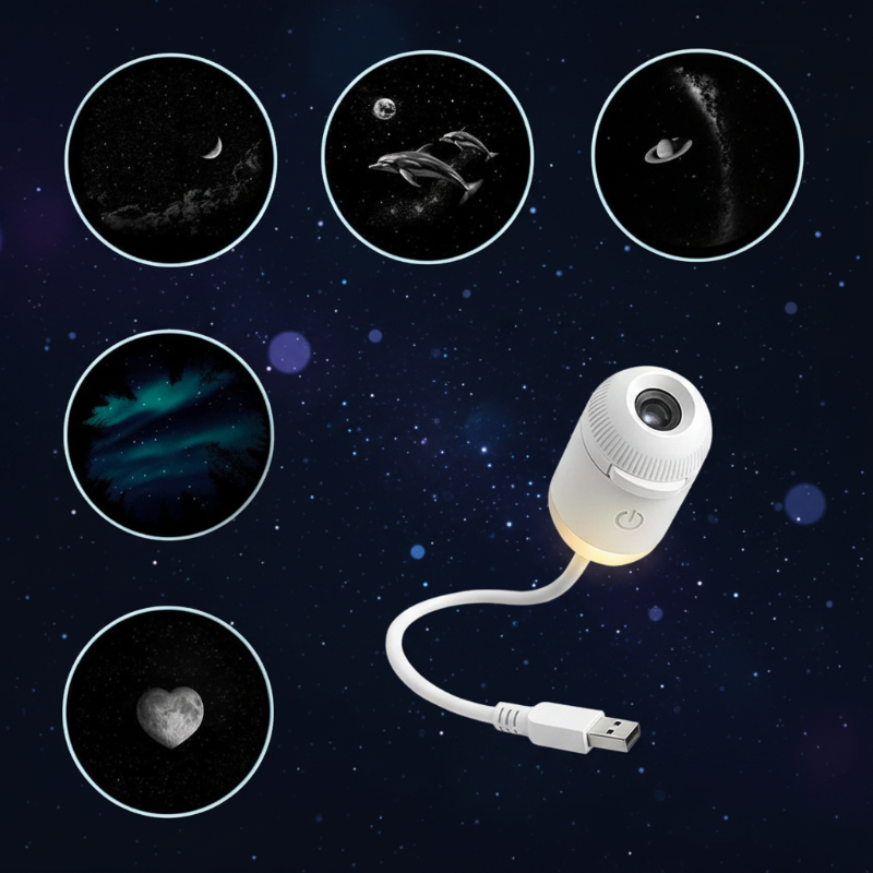 NightSky – Dæmpbar & magisk i soveværelset – LED Galaxy-lampe