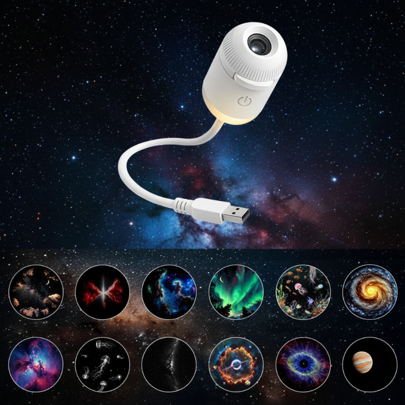 NightSky – Dæmpbar & magisk i soveværelset – LED Galaxy-lampe