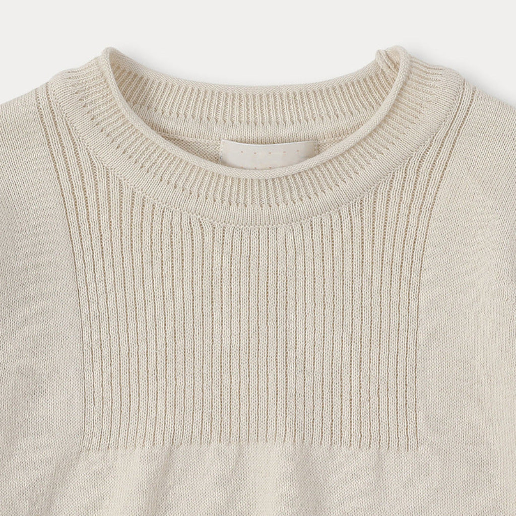 Thin Cotton Pullover – Lys & Komfort – Strikket børnebluse