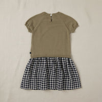 Thumbnail for Plaid Patchwork Dress – Trendy & luftig – ternet kjole