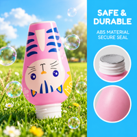 Thumbnail for BubblePals – Munter & legende – Mini-boblemaskine med dyremotiv, der forhindrer spild
