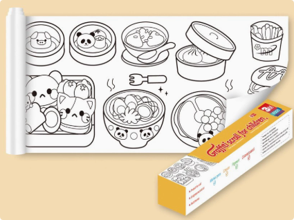 ColoringPaper™ - Slip kreativiteten løs! - XXL Farvelægningspapir