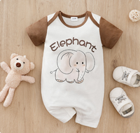 Thumbnail for Mini Fashion™ - Komfort til hver eneste nat - Kortærmet pyjamasbodysuit