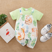 Thumbnail for Mini Fashion™ - Komfort til hver eneste nat - Kortærmet pyjamasbodysuit
