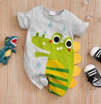 Thumbnail for Mini Fashion™ - Komfort til hver eneste nat - Kortærmet pyjamasbodysuit