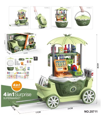Candy Cart™ – Interaktiv legevogn i forskellige temaer