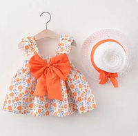 Thumbnail for Mini Fashion™ – Sød og sommerlig – Frugtkjole (inkluderer GRATIS stråhat)