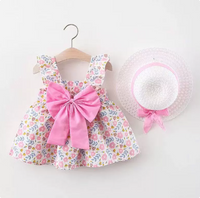 Thumbnail for Mini Fashion™ – Sød og sommerlig – Frugtkjole (inkluderer GRATIS stråhat)