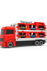Thumbnail for Mega Transporter - 9-i-1 sjov med racerløb - Transformerbar legetøjslastbil