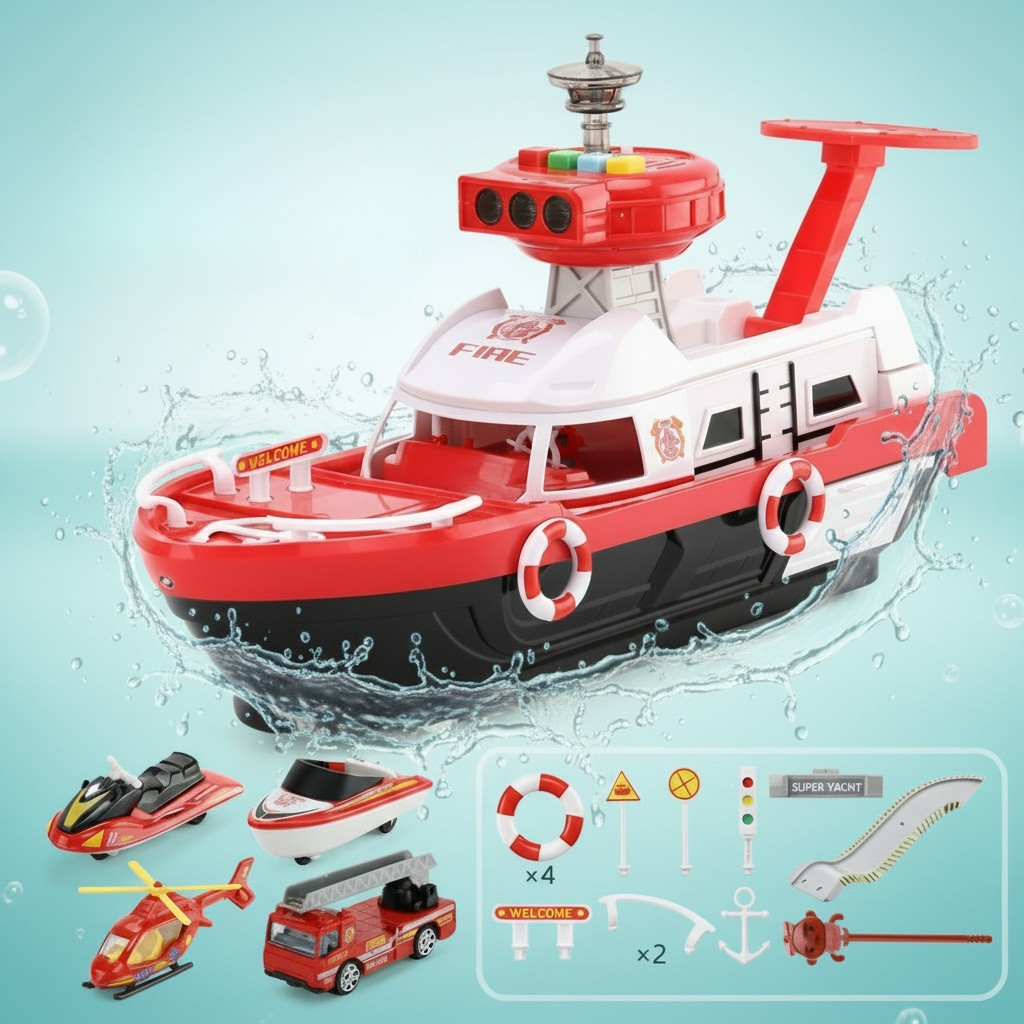 PlayHarbor – Musikalsk og interaktivt – legetøjsbåd med lys og lyd