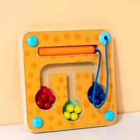 Thumbnail for TinySkills – Kreativt & lærerigt – Montessori magnetisk aktivitetsbræt