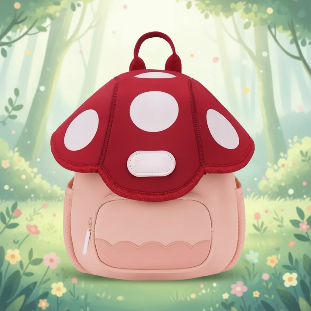 MushroomPack – Sødt & praktisk – design af børnerygsække