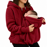 Thumbnail for MamaNest – Varm og praktisk – 2-i-1-bærejakke til mor og baby