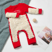 Thumbnail for TinyCleaner – Blødt og praktisk – baby-jumpsuit til at kravle og lege i