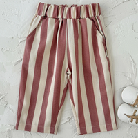 Thumbnail for SoftStripe – Blødt og behageligt – babybukser med stribet mønster
