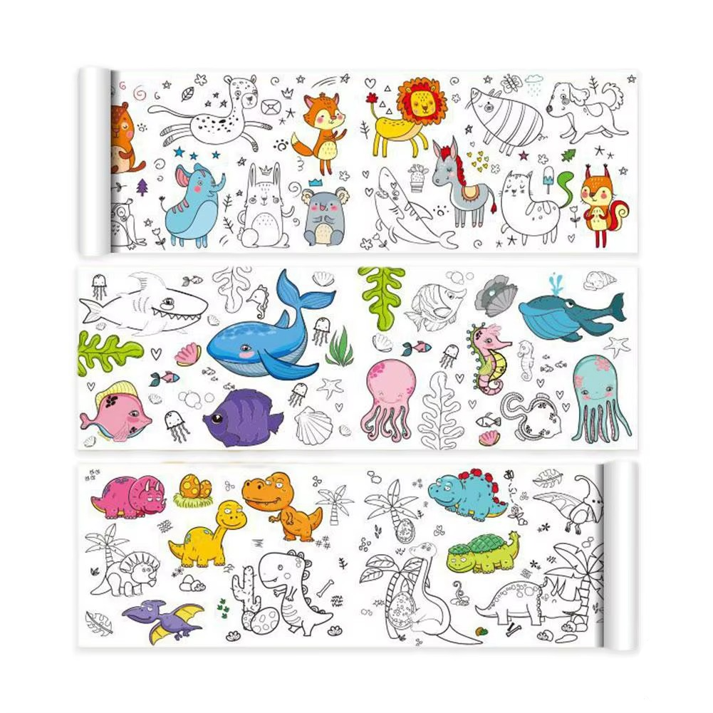 ColoringPaper™ - Slip kreativiteten løs! - XXL Farvelægningspapir