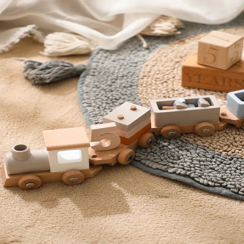 HappyTrain – Montessori & Fun – Træstogssæt