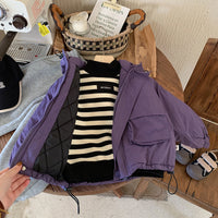 Thumbnail for LiloWear – Vindtæt og vandafvisende – Vindjakke med hætte til børn