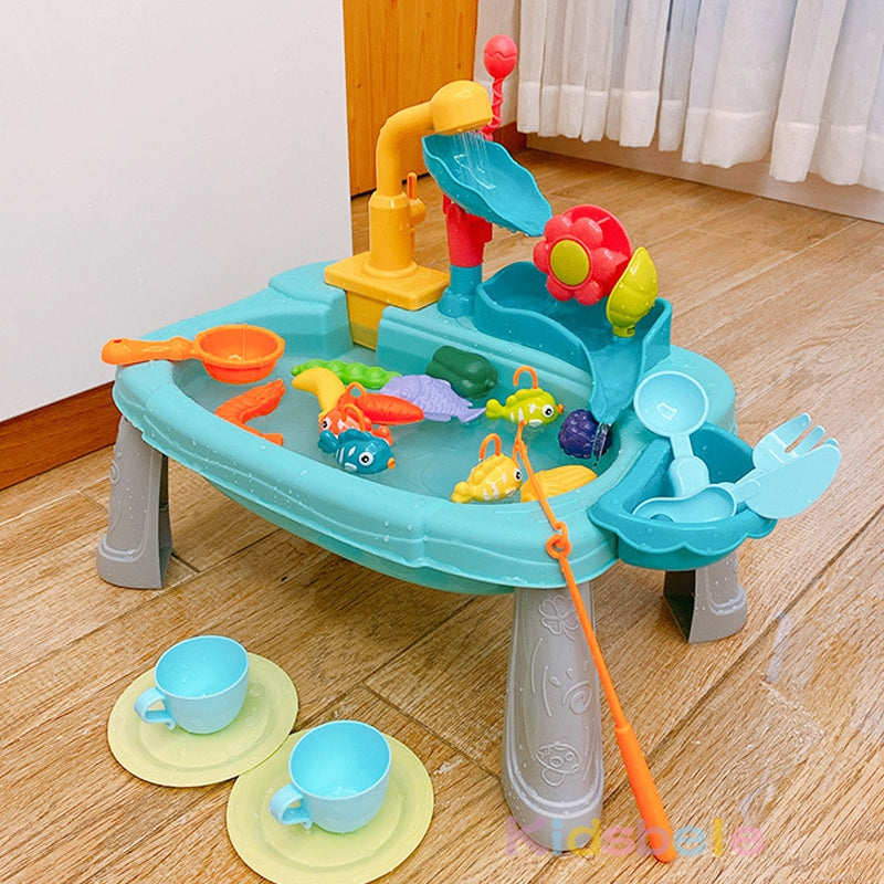 SinkPlay – Fantasi & udvikling – 2-i-1 legekumme & fiskespil
