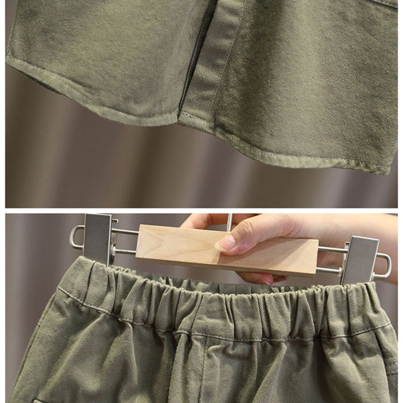 LittleExplorer – Komfortabel og cool – Børnebukser og skjorte-sæt