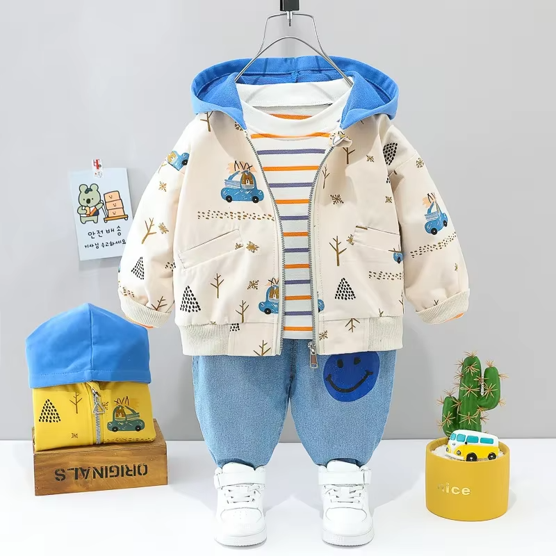 Mini Fashion™ - Småbørn & eventyr - Tøjsæt i 3 dele