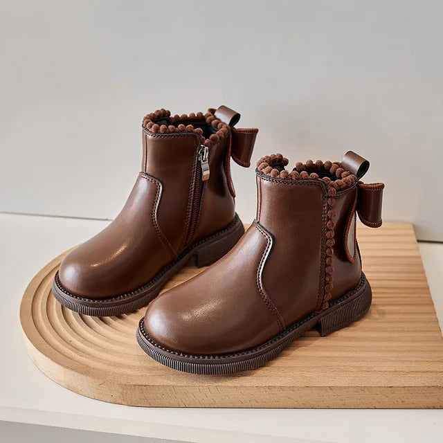 Mini Fashion – Komfort og stil – Læderankelstøvler