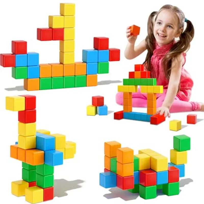 Magnet Toys – Lære og bygge – Magnetiske byggeklodser