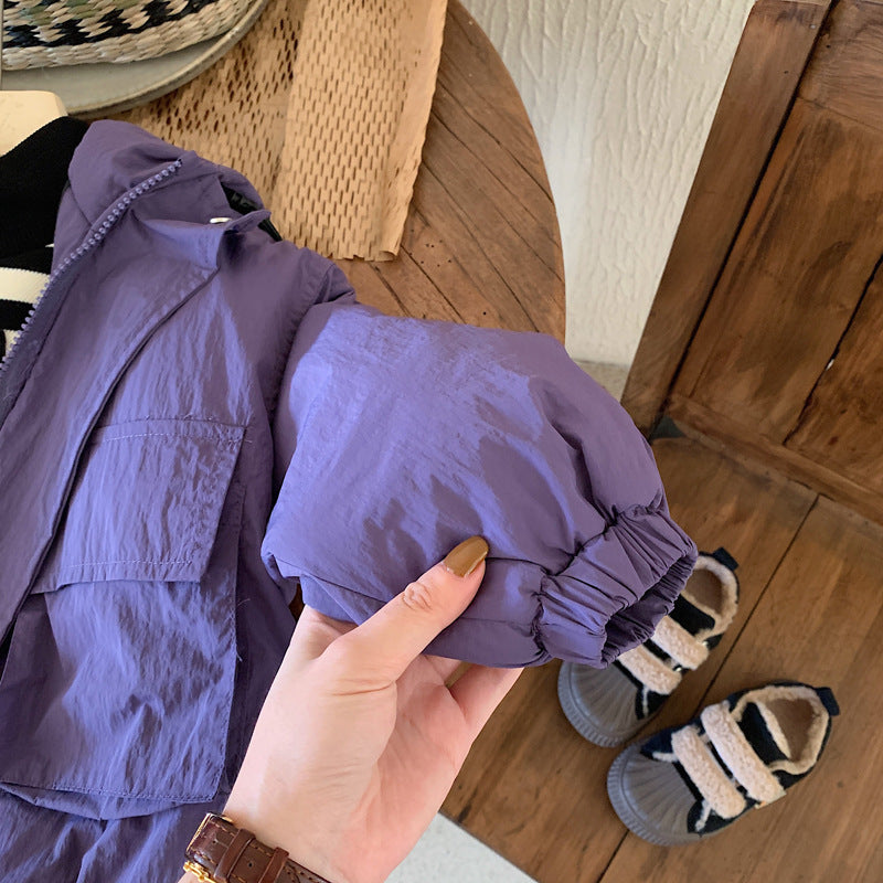 LiloWear – Vindtæt og vandafvisende – Vindjakke med hætte til børn