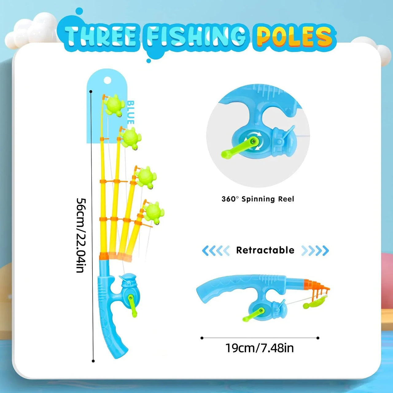 Fishing Game – Læring og opdagelse – Magnetisk Visspel