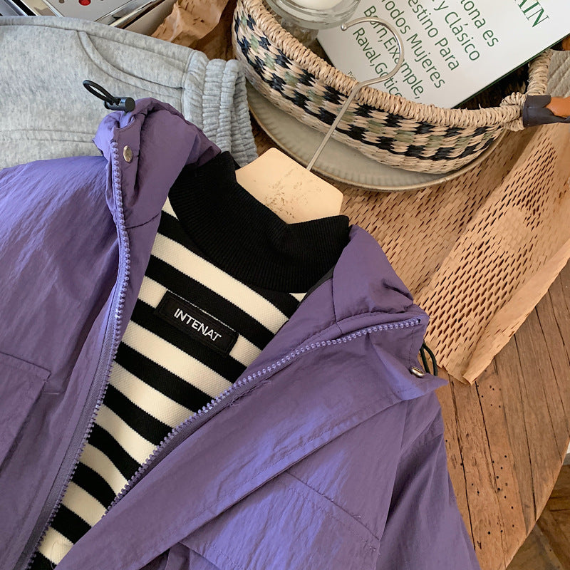 LiloWear – Vindtæt og vandafvisende – Vindjakke med hætte til børn