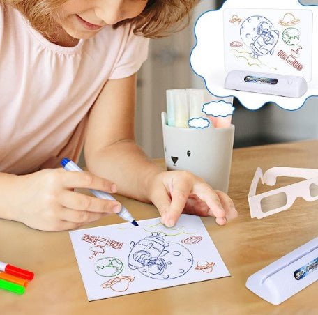 Magic Drawing Board™ - lysende kunst - lysende 3D-tegneplade