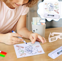 Thumbnail for Magic Drawing Board™ - lysende kunst - lysende 3D-tegneplade