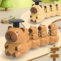 Thumbnail for Capybara Train Toy – Legesygt & sødt – Tog med tryk