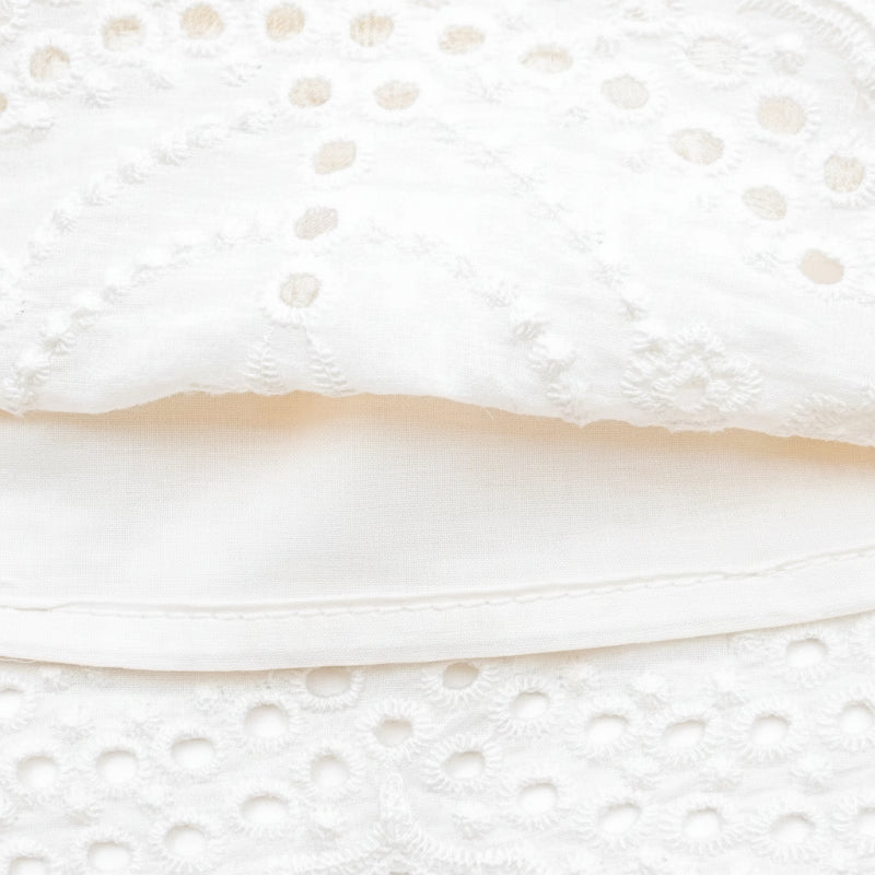 TinyLuxe – Zomerset med blonder-top og bukser med brede ben