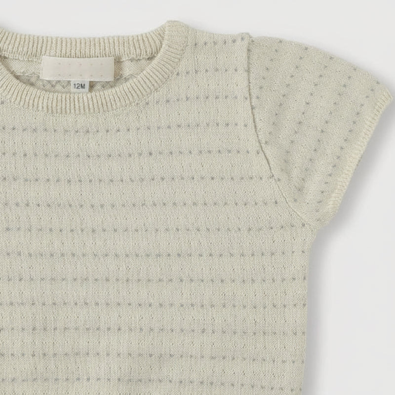 Bella Knit Top & Skirt – Let og luftigt – Strikket sommersæt til børn