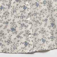 Thumbnail for Vine Print Blouse – Let og sød – Børnebluse med pufærmer