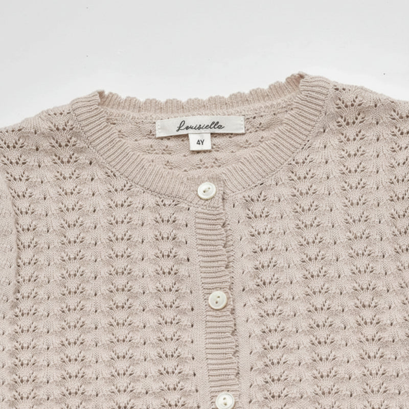 Buttoned Cardigan – Blødt og behageligt – Strikket børnevest