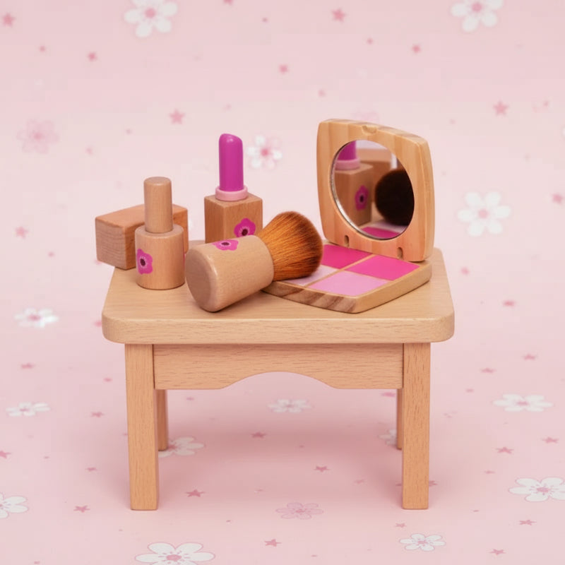 Wooden Makeup Play Set – Kreativitet & Rollespil – Make-up-sæt i træ