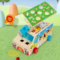 Thumbnail for Montessori Animal Matching Toy – Lærerigt & interaktivt – Puslespil med legevogn