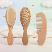 Thumbnail for Personalized Hairbrush – Blødt & unikt – Personligt babyhårbørstesæt