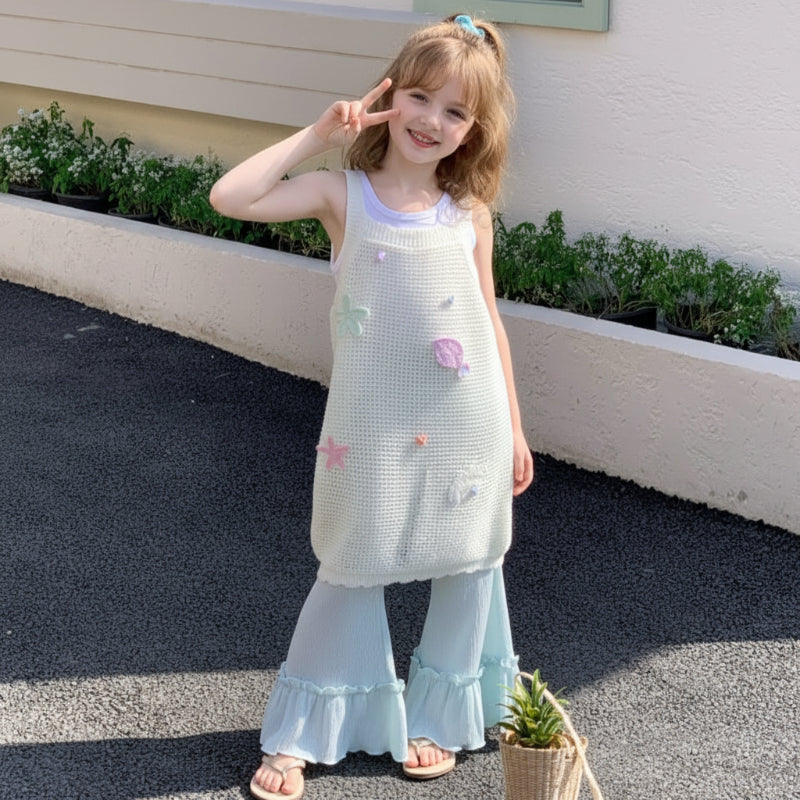 Girls Summer Outfit – Trendy og behageligt – Sommer-sæt til børn