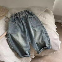 Thumbnail for Mini Fashion™ - Jeans med lige ben - Afslappede jeans