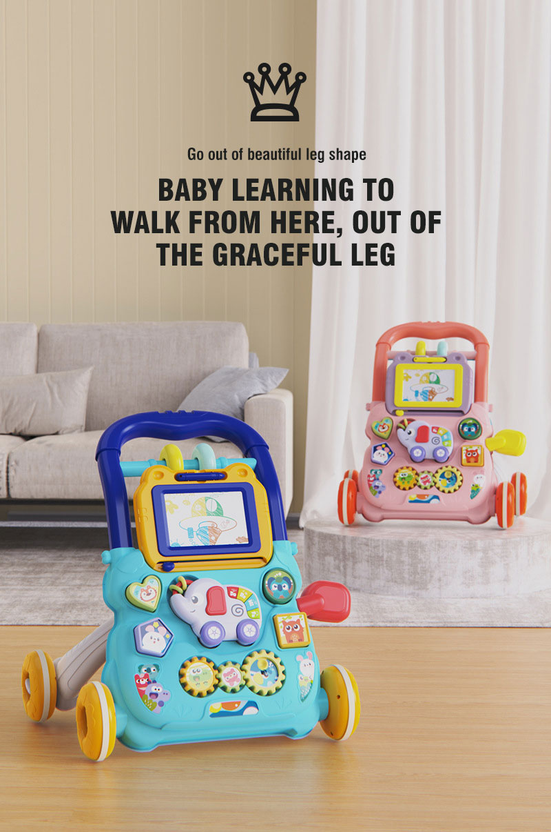 BabyWalker – Lære & lege – Løbegang med aktivitetsbræt