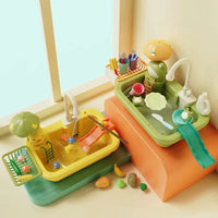 Thumbnail for Children Kitchen – Sjov og læring i vand – 2-i-1 legevaske