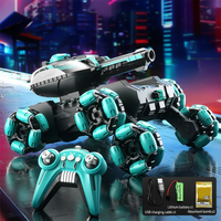 Thumbnail for CrazyWheels – Sej & spændende – RC-tankvogn med gelkugle-skyder