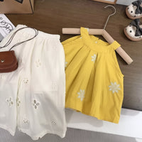 Thumbnail for Sleeveless Tops & Pants – Zacht & Stijlvol – Kinder Kleding Zomer Set
